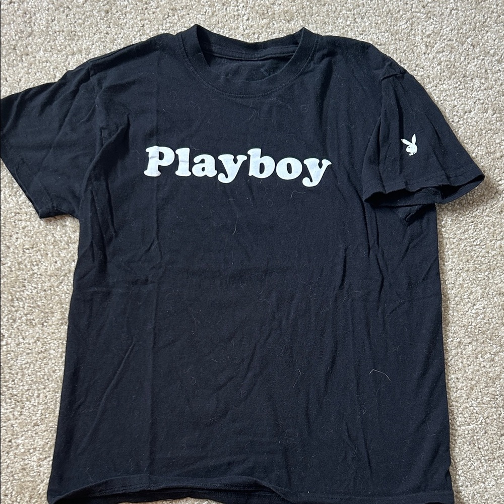 PLAYBOY Black Short Sleeve Tee